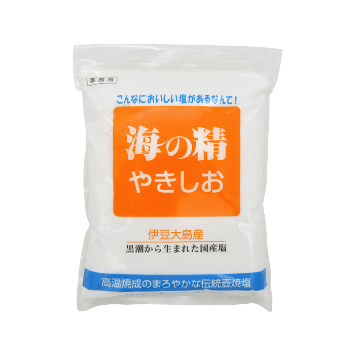 加工用・業務用塩 | 海水100％ 天日と平釜 日本の伝統海塩 ｢海の精（うみのせい）｣