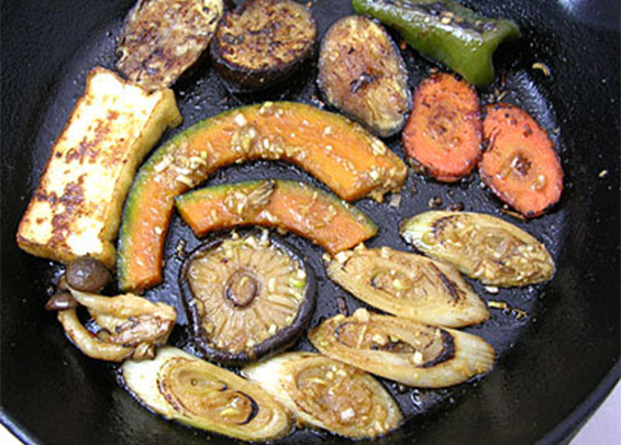 野菜の鉄板焼き