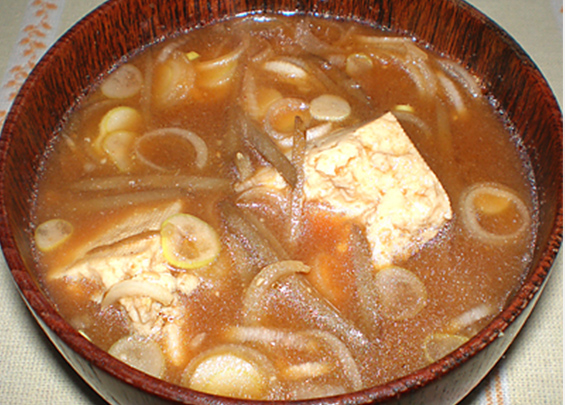 ゴボウと豆腐のけんちん汁
