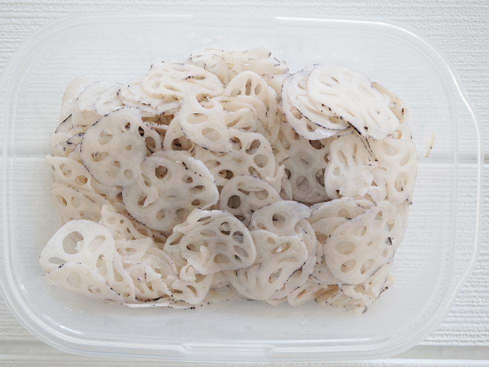 レンコンの切り方いろいろ