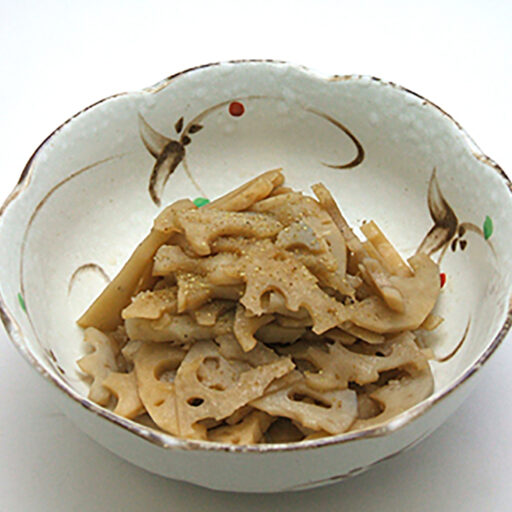 レンコンきんぴらサンショウ風味