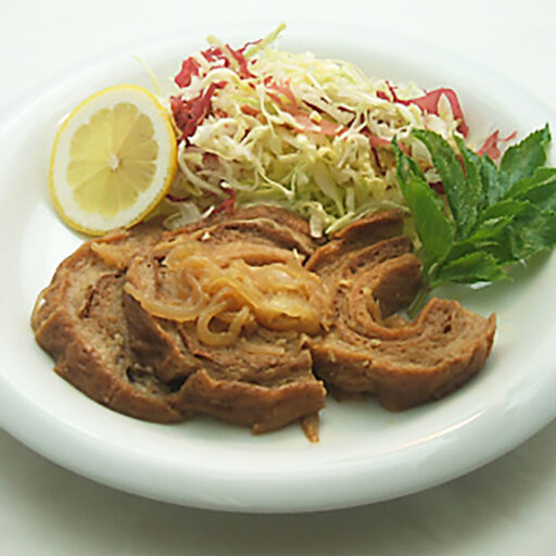 車麩のショウガ焼き