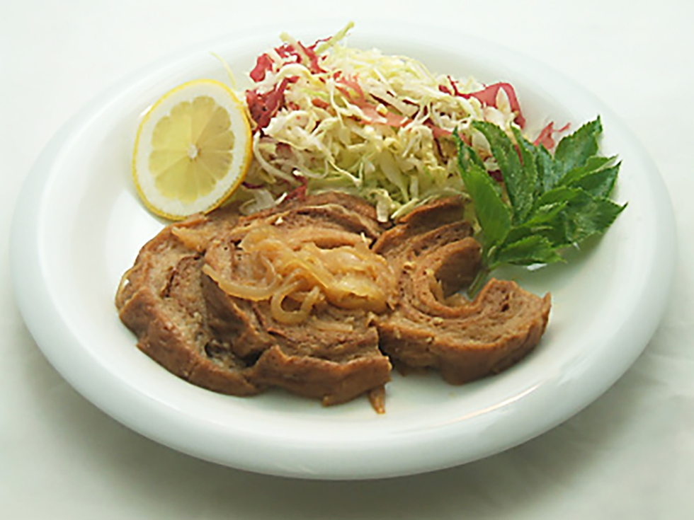 車麩のショウガ焼き