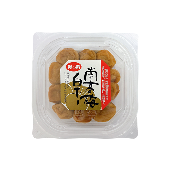 海の精 南高梅白干し（国産） - 海水100％ 天日と平釜 日本の伝統海塩