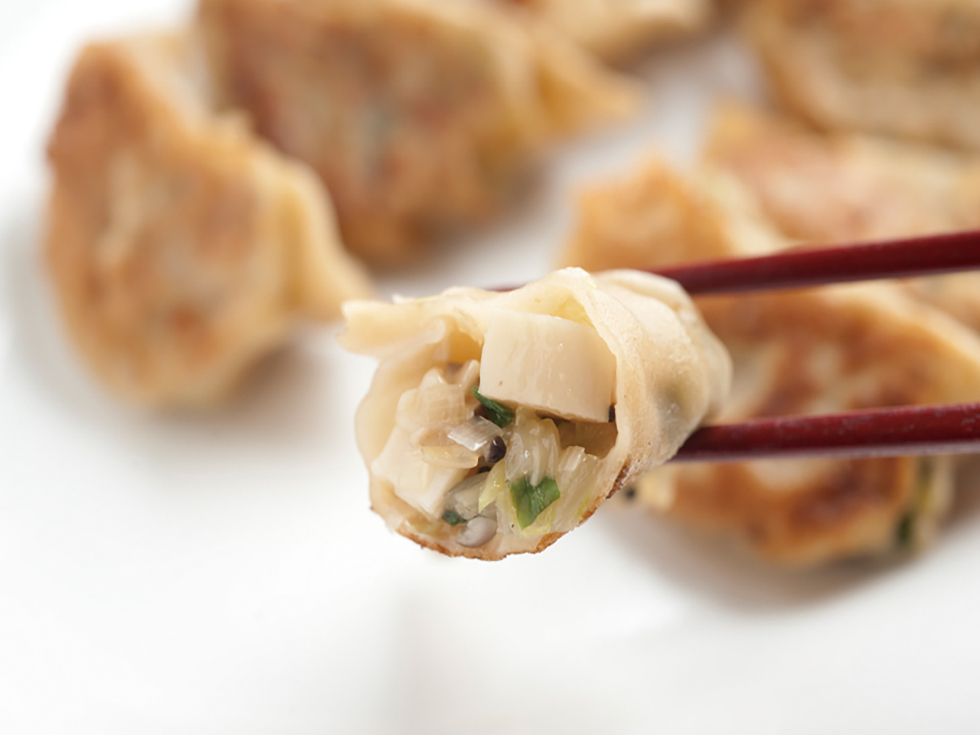 エリンギ入りギョウザ