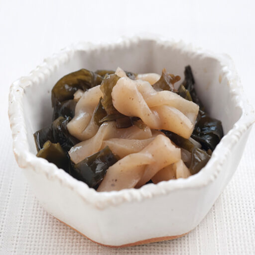 コンニャクとワカメのとろとろ煮