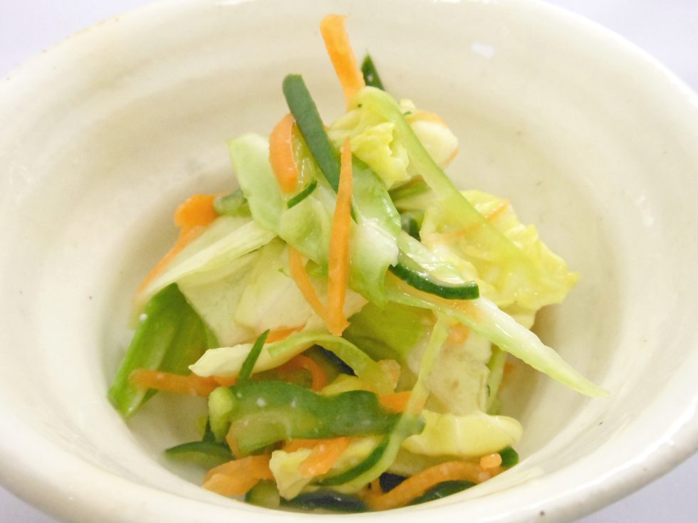 野菜の塩麹漬け